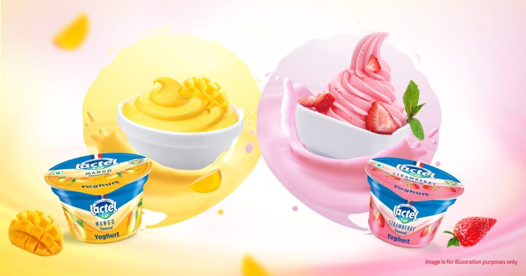 Lactel Yogurt Mango and Yogurt Strawberry