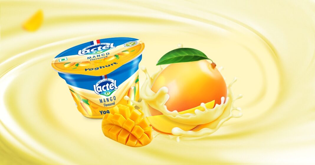 Lactel Mango Flavoured Yoghurt